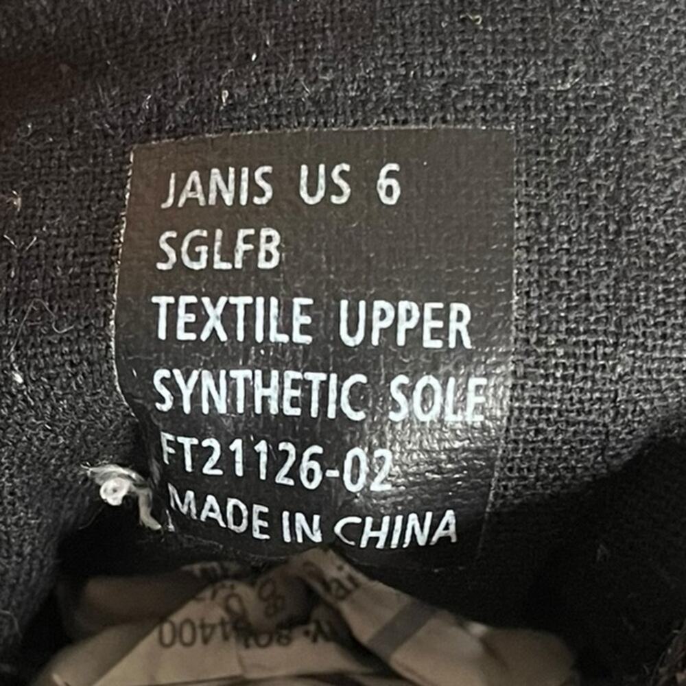 TRUE RELIGION Janis Black Glitter Chunky Sneaker Lace Up Women's Size‎ 6 - Picture 9 of 10